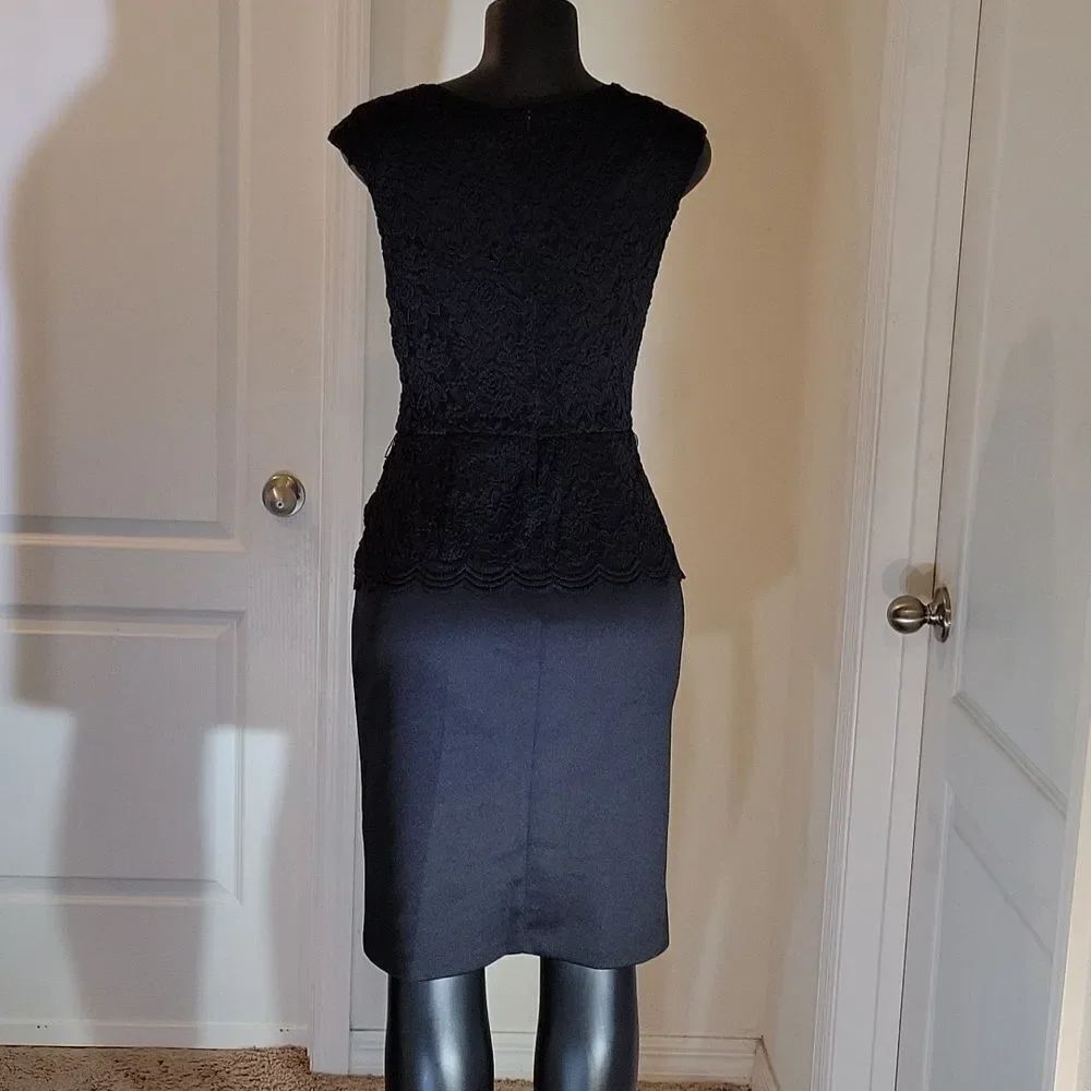 BRAND NEW CONNECTED APPAREL SLEEVELESS LACE TOP DRESS - Picture 10 of 16